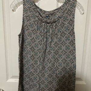 Croft & Barrow Patterned Sleeveless Top